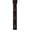 Ekena Millwork Loera Wrought Iron Bracket, (Triple center brace), Antiqued Bronze 2"W x 10"D x 12"H BKTM02X10X12TLOABZ - alternate 4